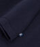 Robe enfant manches longues en coton bleu SMOKING