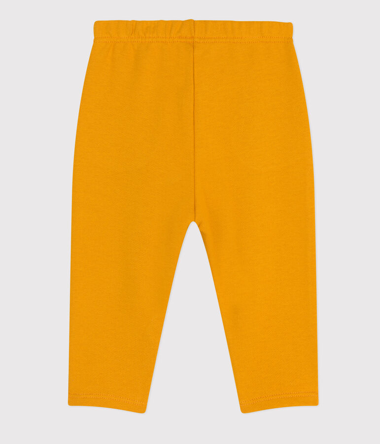 Pantalon en molleton b&eacute;b&eacute; jaune BOUDOR