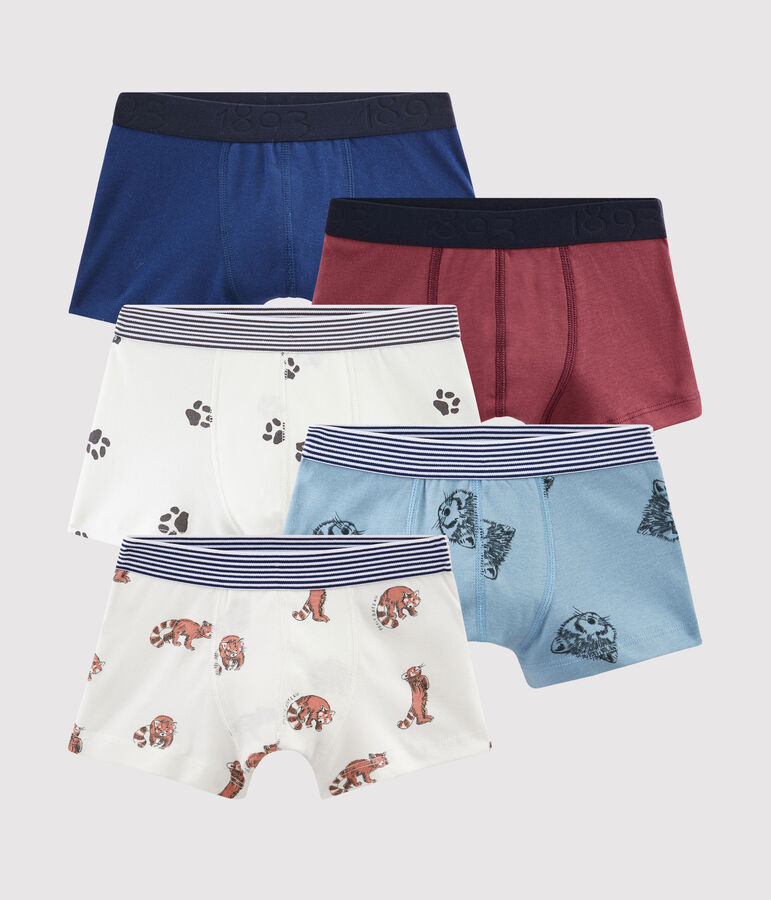 Lot de 5 boxers petit gar&ccedil;on variante 1