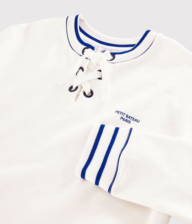 Sweatshirt en molleton Femme blanc