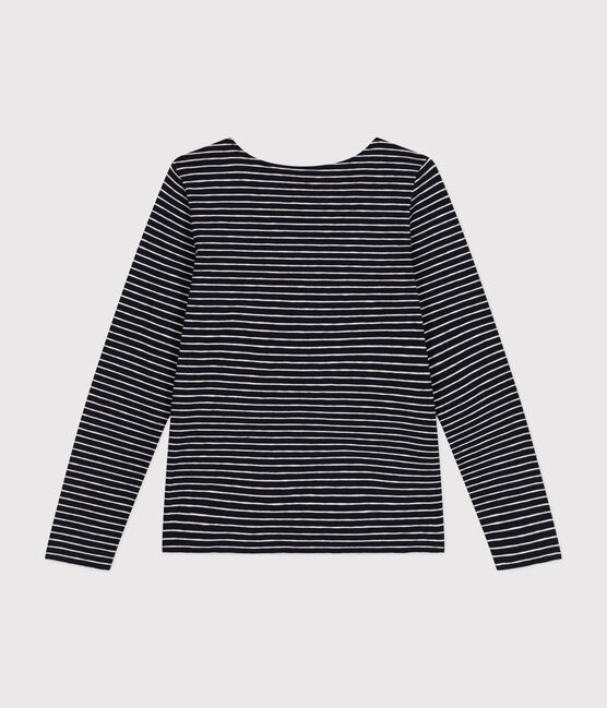 Tee-shirt Le Droit manches longues col danseuse en jersey flammé femme SMOKING/ MONTELIMAR