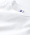 Tee-shirt L'ICONIQUE col rond en coton Femme blanc ECUME