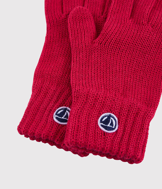 Gants enfant fille-garçon rouge TERKUIT
