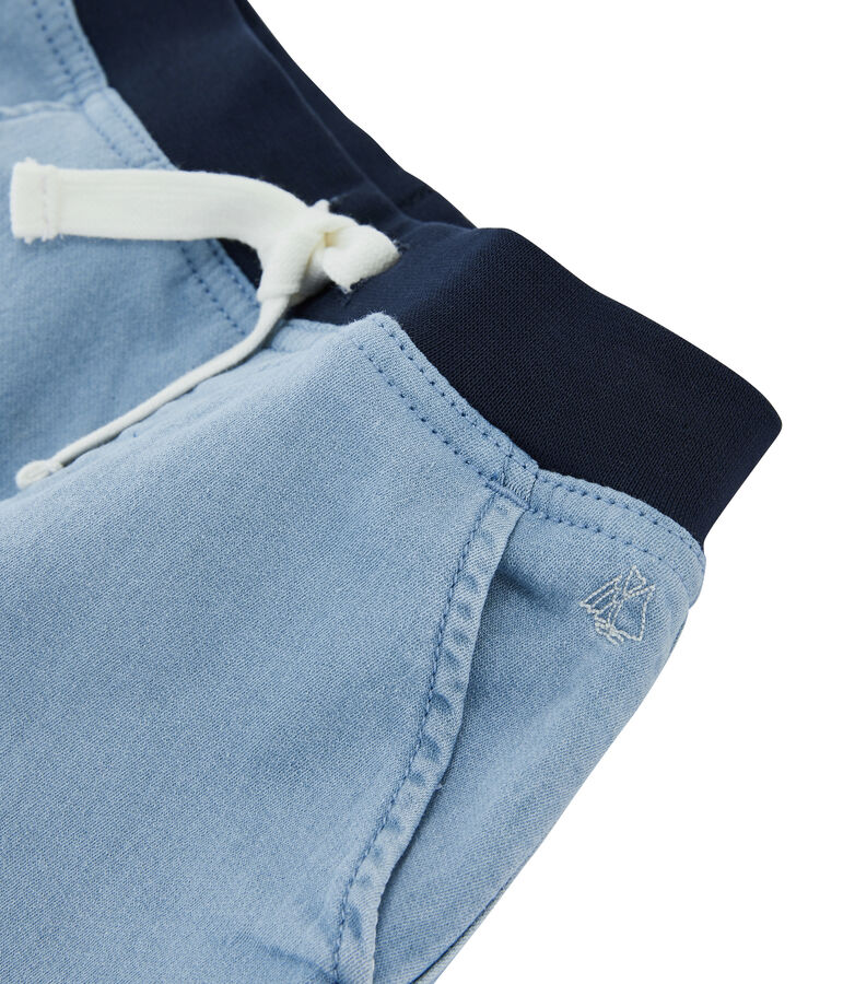 Bermuda enfant gar&ccedil;on bleu