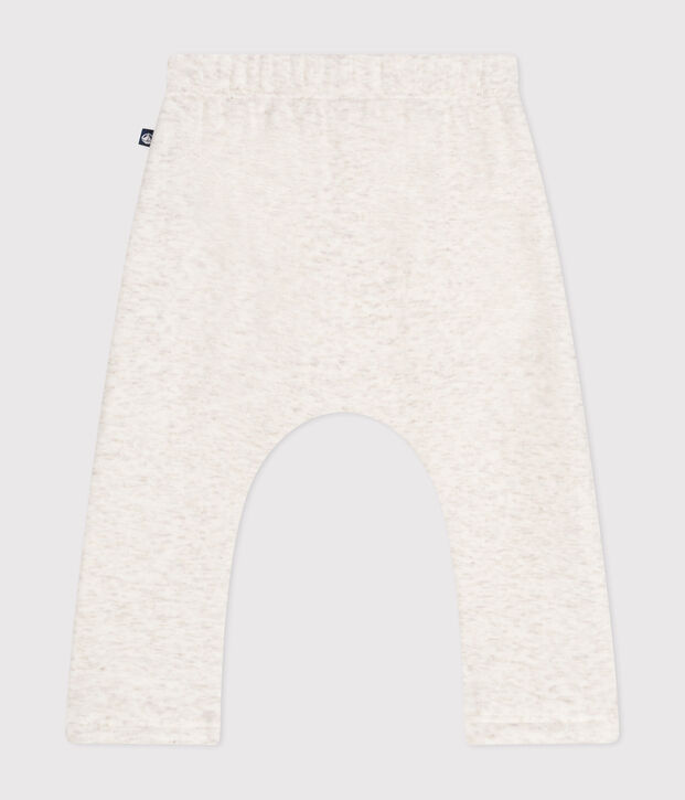 Pantalon en molleton doux et chaud b&eacute;b&eacute; beige