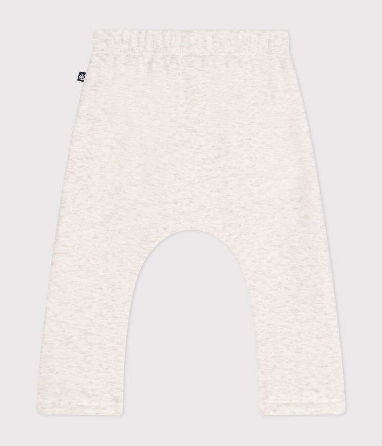 Pantalon en molleton doux et chaud b&eacute;b&eacute; beige MONTELIMAR CHINE