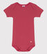 Body manches courtes bébé en maille ajourée