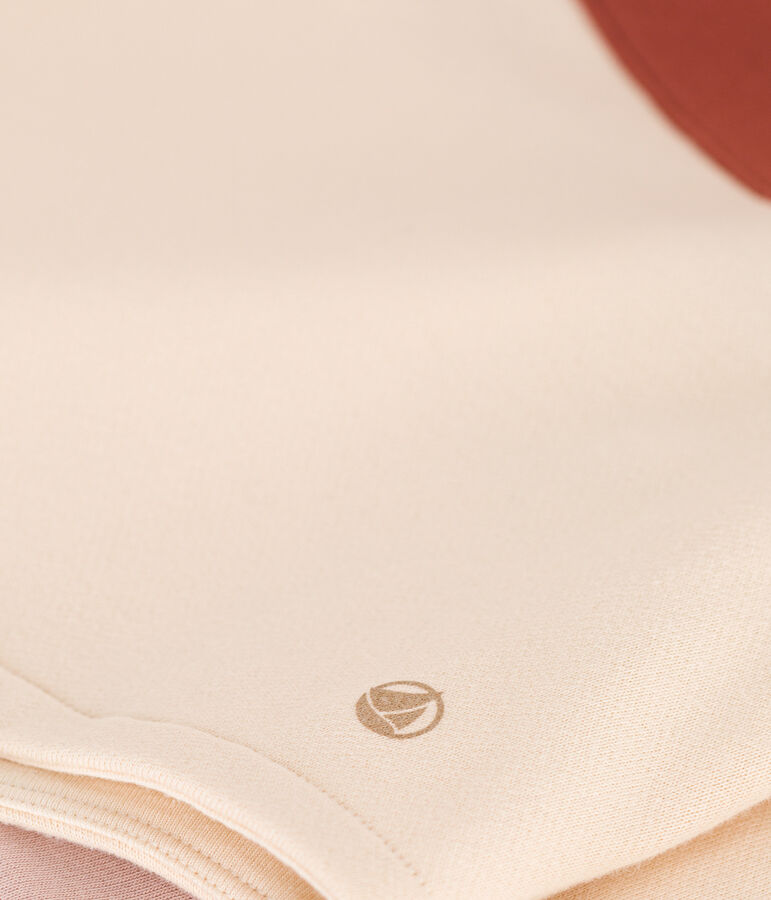 Sweatshirt capuche en molleton enfant fille marron FAMEUX/ MULTICO