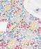 Pyjama enfant en coton &agrave; fleurs blanc/multicouleur