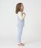 Pyjama enfant en coton &agrave; rayures bleu/multicouleur