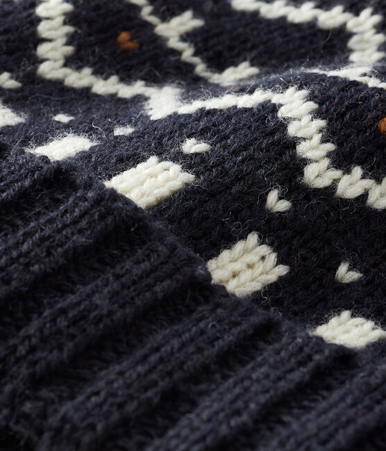 Bonnet enfant garçon bleu SMOKING