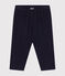 Pantalon en gaze de coton bébé bleu SMOKING