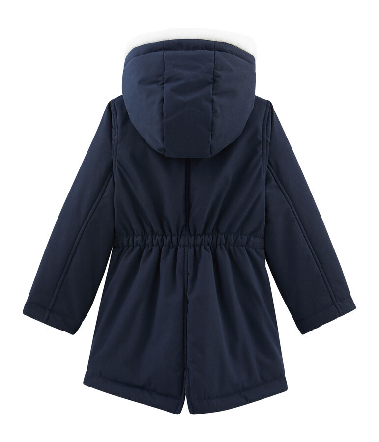 Parka enfant fille bleu
