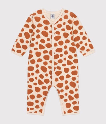Petit Bateau - Pyjama sans pied girafe en coton bébé