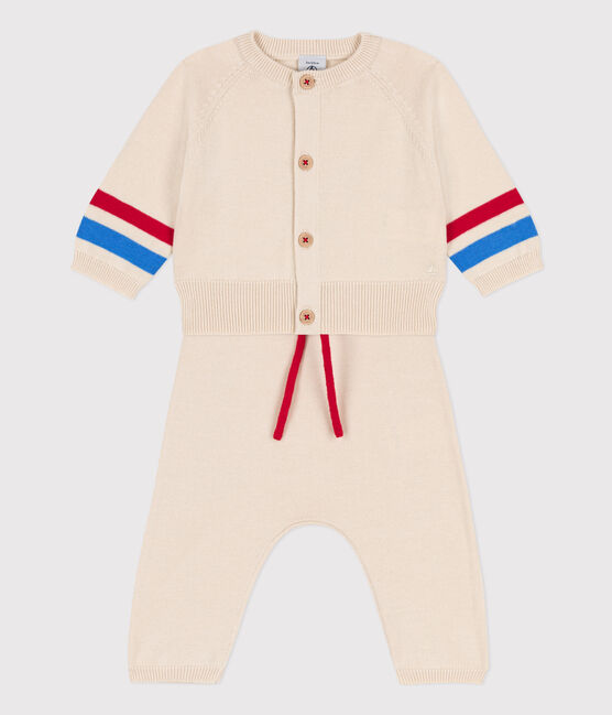 Ensemble en tricot bébé blanc AVALANCHE/ MULTICO