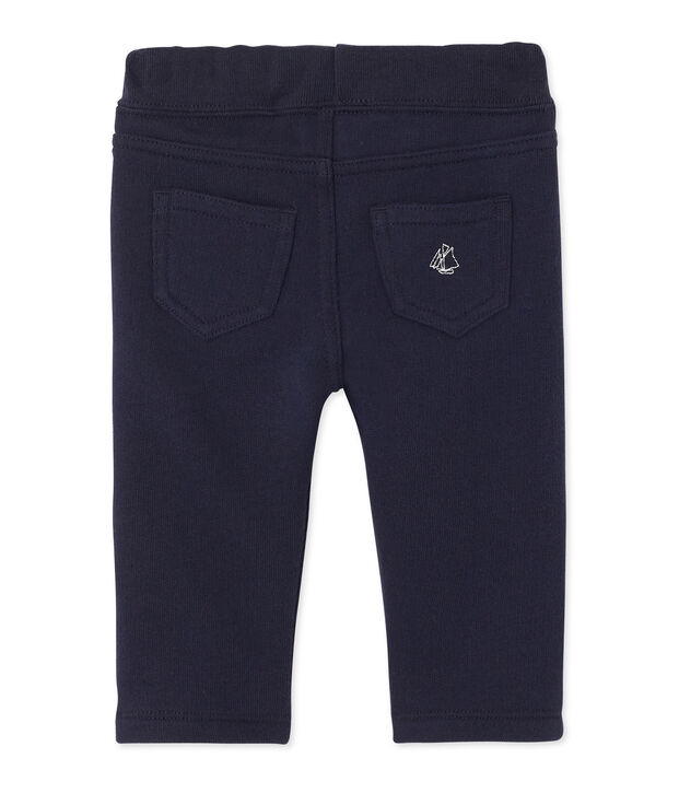 Pantalon b&eacute;b&eacute; gar&ccedil;on en molleton bleu