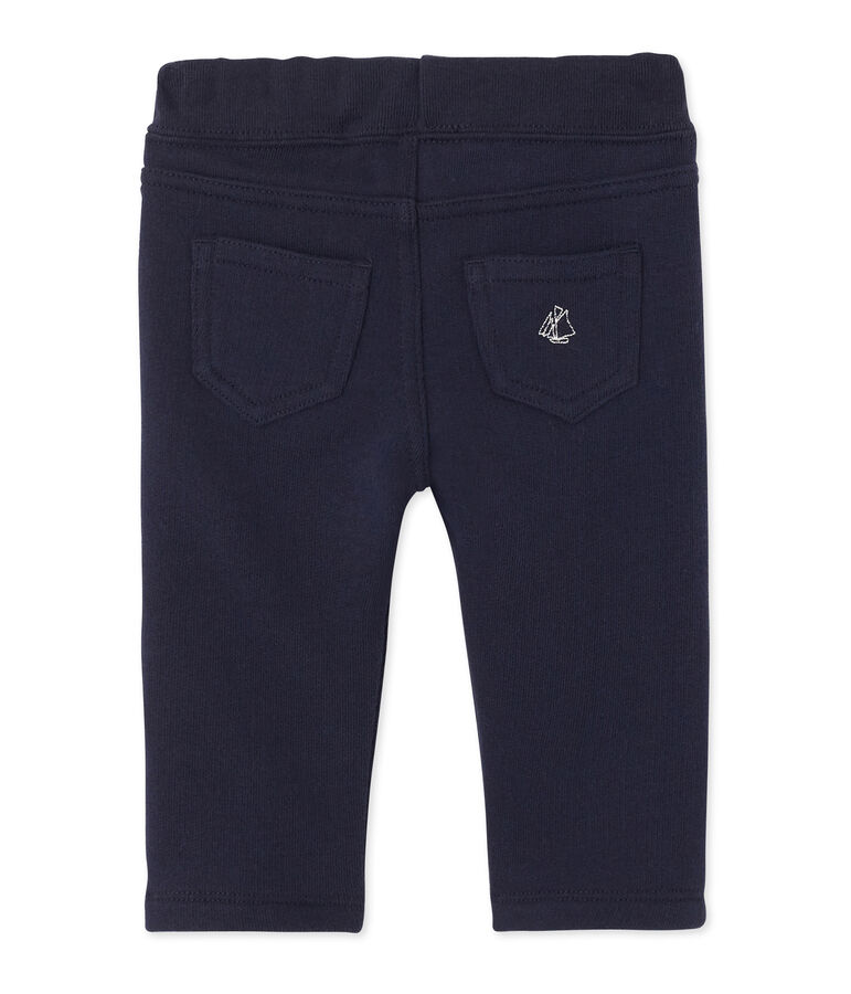 Pantalon b&eacute;b&eacute; gar&ccedil;on en molleton bleu