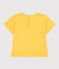 Tee-shirt manches courtes en jersey léger bébé jaune NECTAR