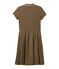 Robe femme inspirée du polo marron SHITAKE