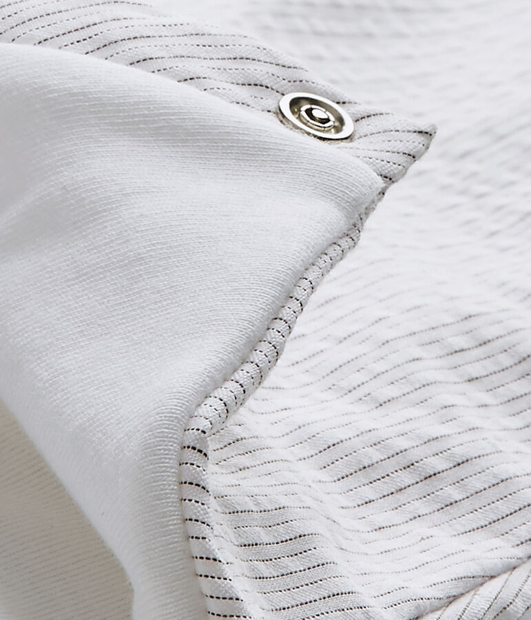 Ensemble b&eacute;b&eacute; gar&ccedil;on 2 pi&egrave;ces blanc/beige