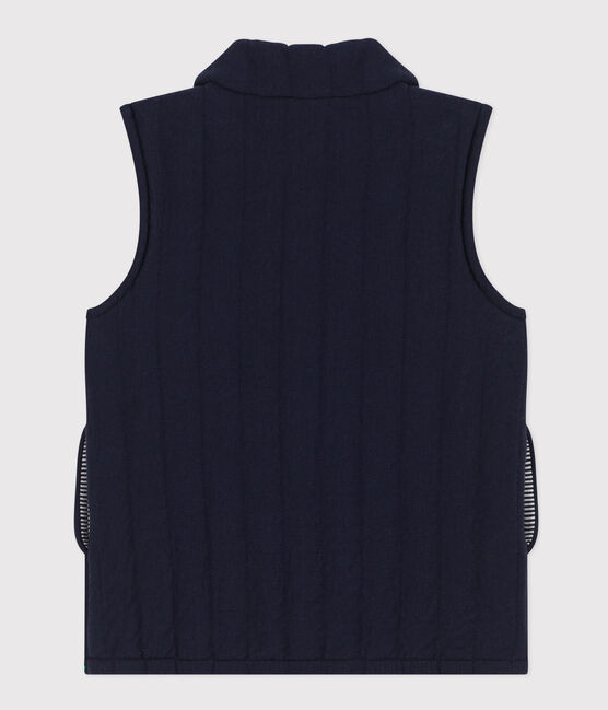 Veste sans manche en tubique enfant fille / garçon bleu SMOKING