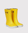 Bottes de pluie enfant garçon-fille jaune JAUNE