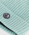 Bonnet en tricot doublé en polaire enfant garçon-fille vert PAUL