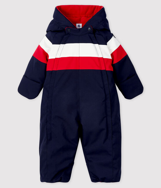 Combinaison Grand Froid bébé garçon bleu SMOKING/blanc MULTICO