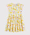 Robe enfant fille blanc MARSHMALLOW/blanc MULTICO