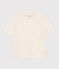 Tee-shirt le Boxy en coton femme beige MONTELIMAR CHINE