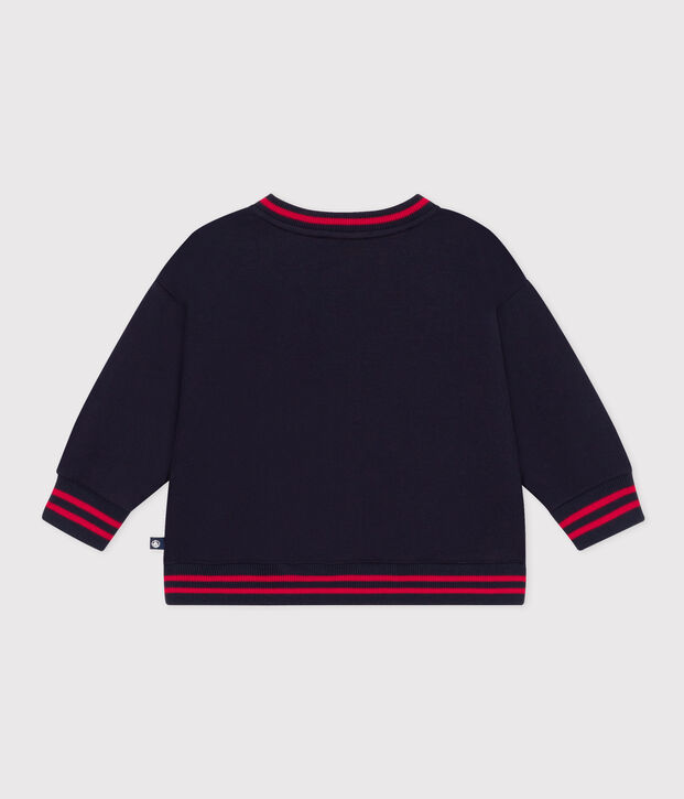 Teddy en jersey &eacute;pais b&eacute;b&eacute; bleu marine