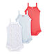 Lot de 3 bodies bébé fille à bretelles