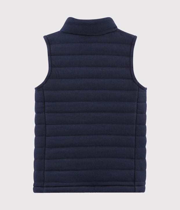 Blouson sans manche enfant mixte bleu marine