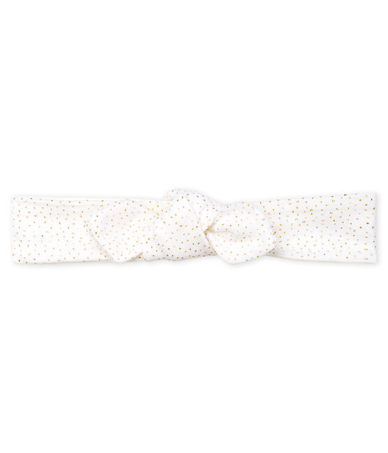 Bandeau enfant fille blanc MARSHMALLOW/rose COPPER