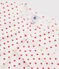 Cardigan enfant fille blanc MARSHMALLOW/blanc MULTICO