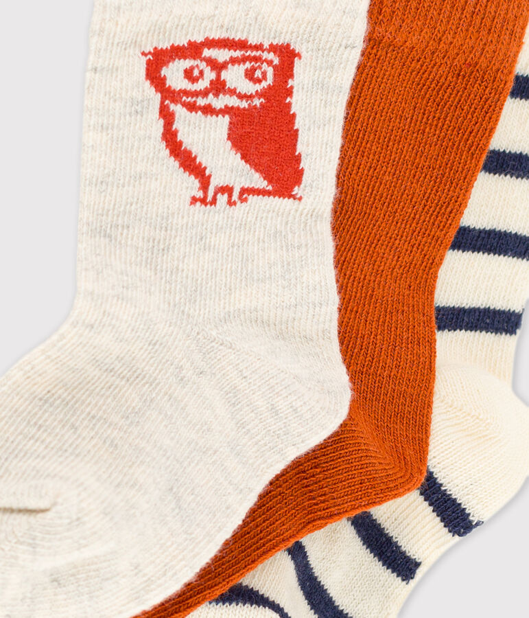 Lot de 3 paires de chaussettes b&eacute;b&eacute; multicouleur