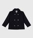 Caban enfant en draps de laine uni