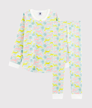 Pyjama petite fille en molleton