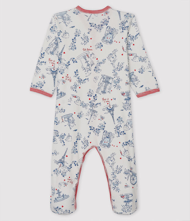 Dors bien b&eacute;b&eacute; en c&ocirc;te blanc/multicouleur