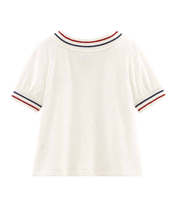 Top enfant fille blanc