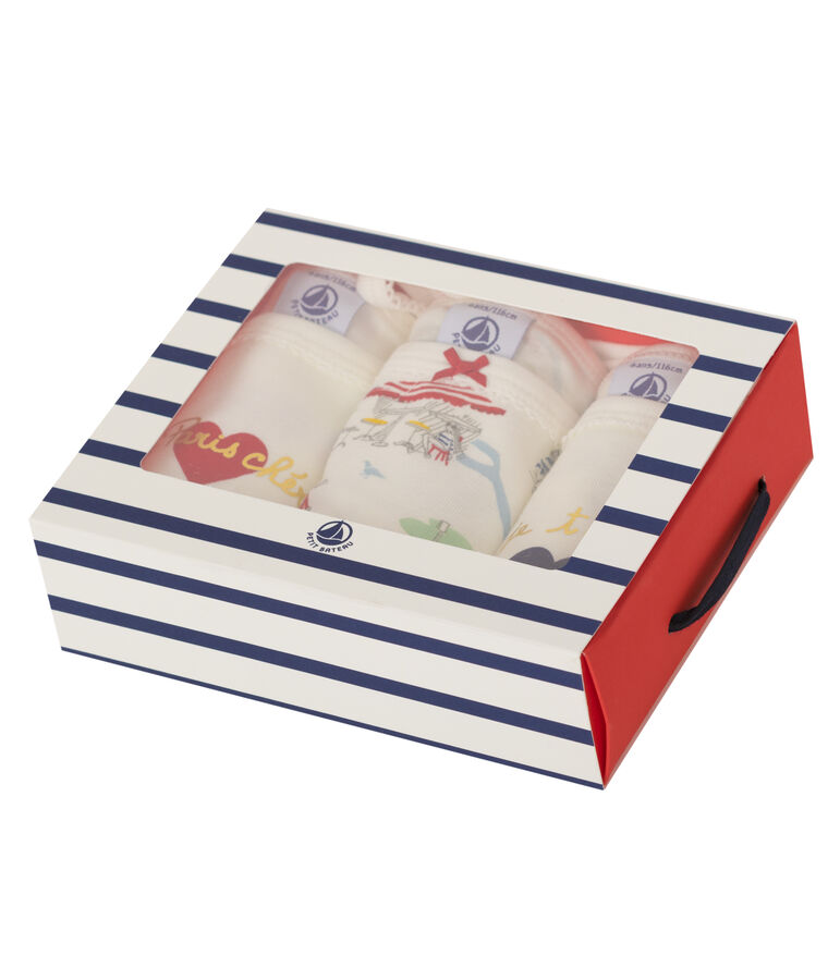 Trio de chemises &agrave; bretelles petite fille variante 1