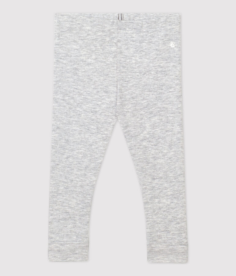 Legging en coton b&eacute;b&eacute;. gris BELUGA CHINE