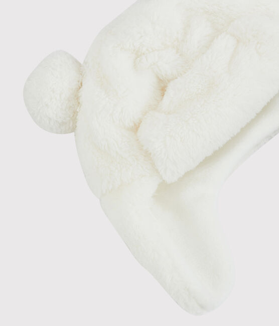 Bonnet enfant fille blanc MARSHMALLOW
