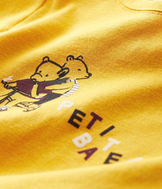 Tee-shirt bébé garçon jaune BOUDOR