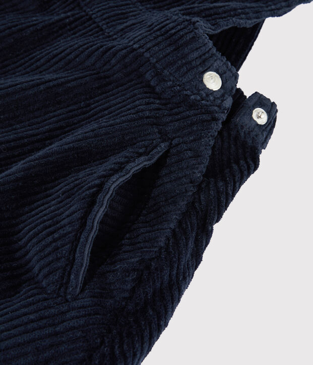 Robe salopette enfant fille bleu