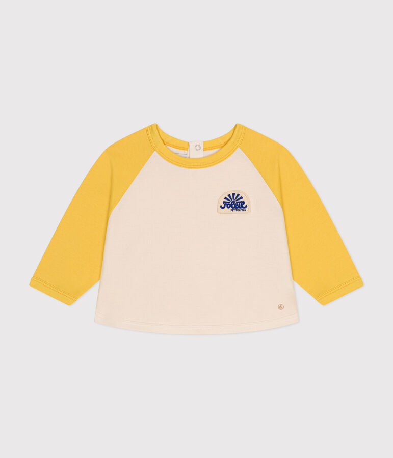 Sweatshirt en molleton l&eacute;ger b&eacute;b&eacute; jaune AVALANCHE/ NECTAR
