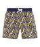 Short de plage impirmé enfant garçon blanc MARSHMALLOW/blanc MULTICO