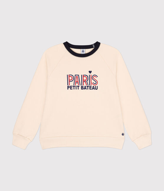 Sweatshirt en molleton femme écru AVALANCHE