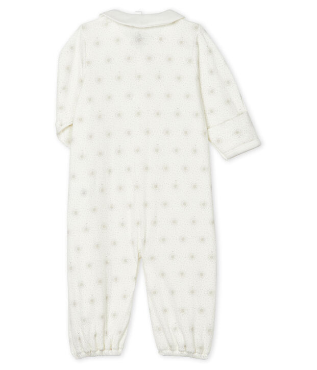Combisac b&eacute;b&eacute; en tubique blanc/multicouleur