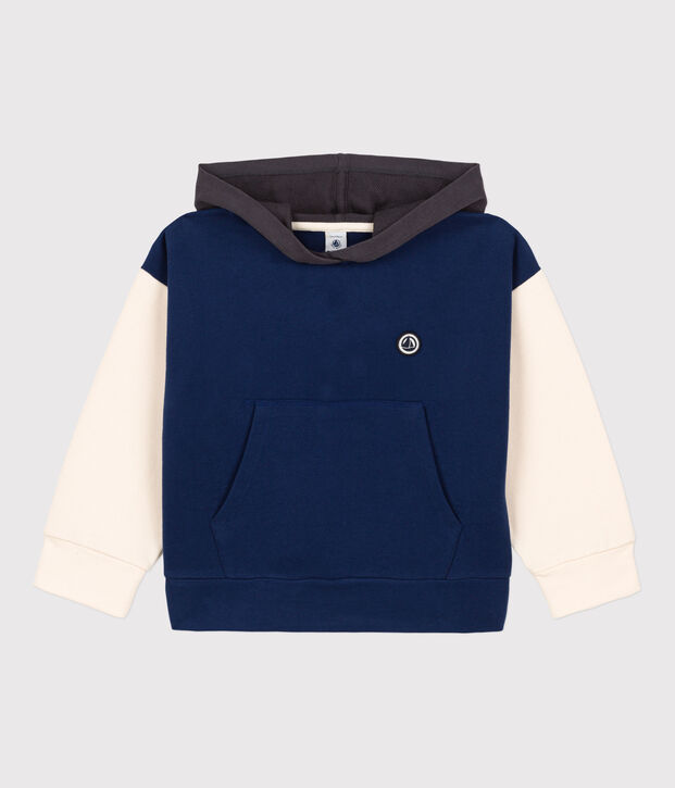 Sweatshirt &agrave; capuche enfant fille / gar&ccedil;on bleu/multicouleur
